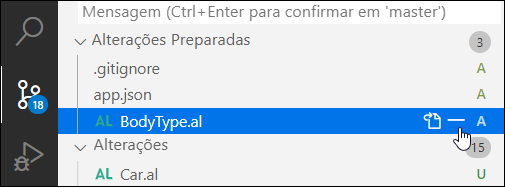 Captura de tela do recurso - para redefinir ou remover a preparação de um arquivo preparado.