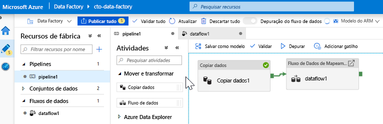 Adding a Mapping Data Flow in Azure Data Factory
