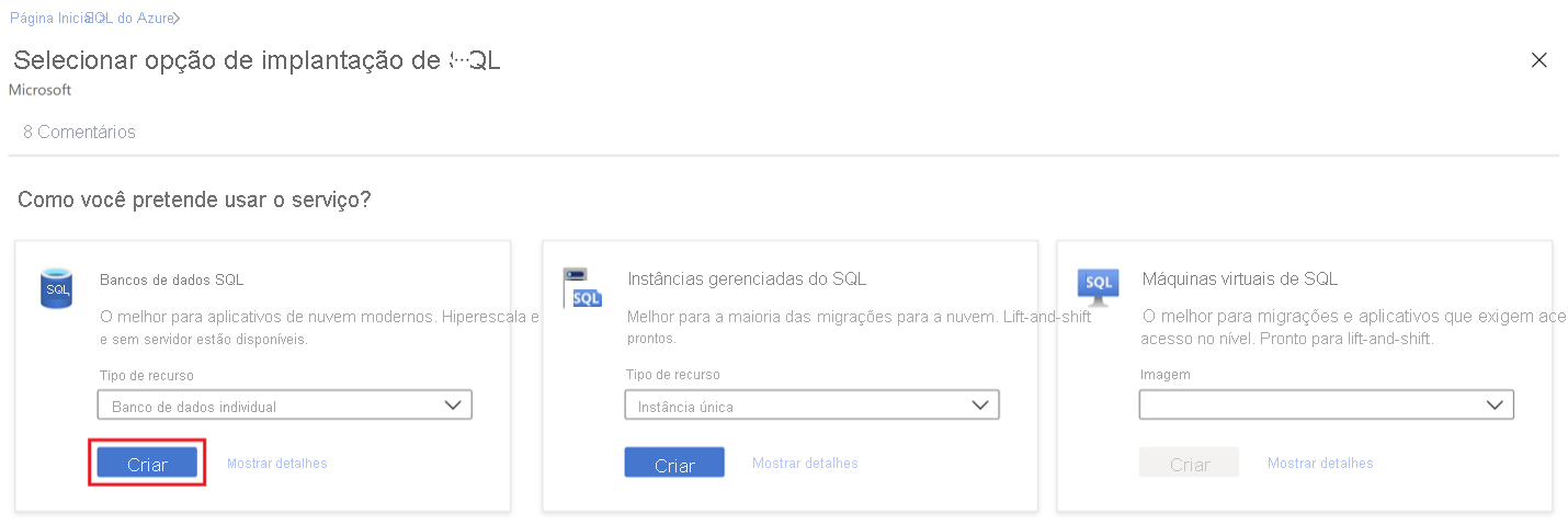 Captura de tela mostrando como habilitar o recurso de ledger para um banco de dados SQL do Azure.