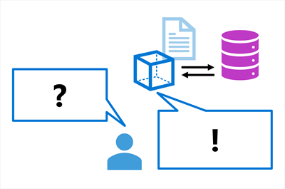 Diagrama comparando um modelo não embasado que retorna respostas genéricas versus um modelo fundamentado retornando respostas baseadas em dados.