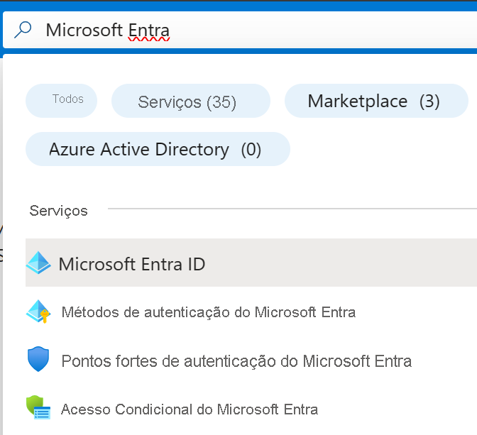 Screenshot of the Select Microsoft Entra ID screen, so you can modify the settings.