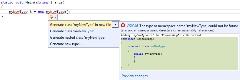 Gerar visualização de classe