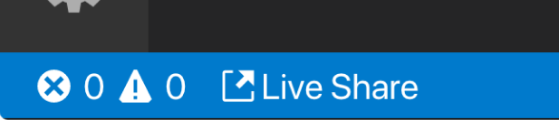 VS Code sign in button