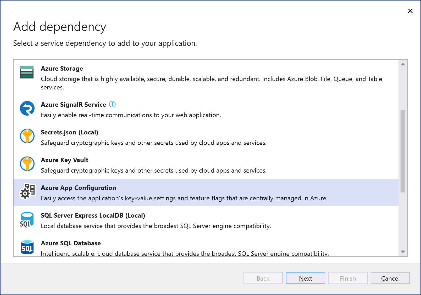 Gerencie suas configurações com a Configuração de Aplicativos do Azure