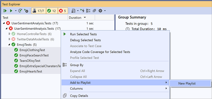 Introdução ao teste de unidade - Visual Studio (Windows)