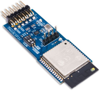 Foto da placa de microcontrolador MODEL 2433 ESP32.