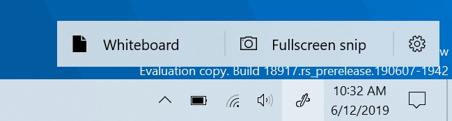 Espaço de Trabalho do Windows Ink Atualizações.