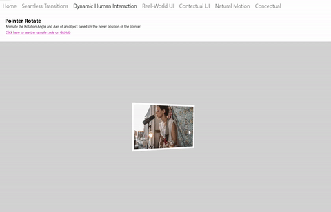 Exemplo de rotação de ponteiro