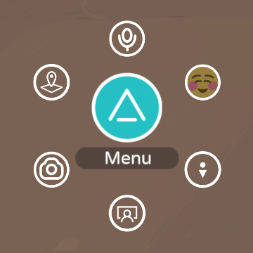 Modo de cursor com menu