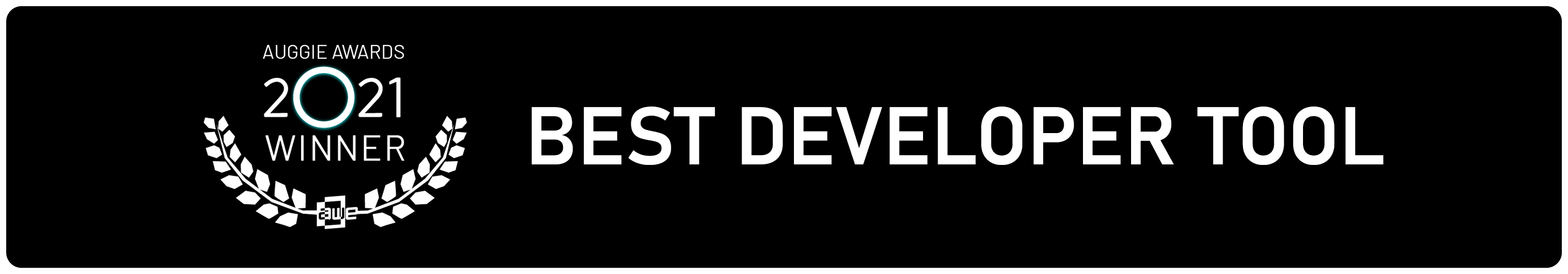 Prêmio Auggie de 2021 na categoria de Melhor Ferramenta para Desenvolvedores