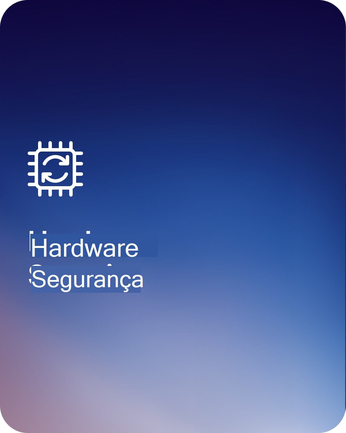 Capa do capítulo de segurança de hardware.