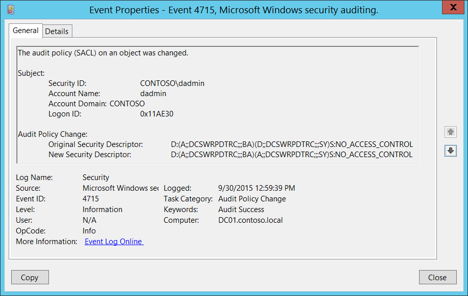 Microsoft windows security auditing как отключить