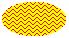 Ilustração de uma elipse preenchida com linhas zig-zag horizontais sobre uma cor de plano de fundo 