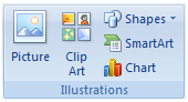 captura de tela da faixa de opções pequena com botões mistos 