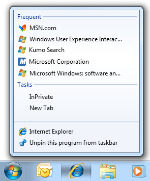 captura de tela da lista de atalhos de uso inconsistente de ícones 