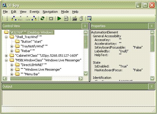 captura de tela mostrando o exemplo de um controle de painel