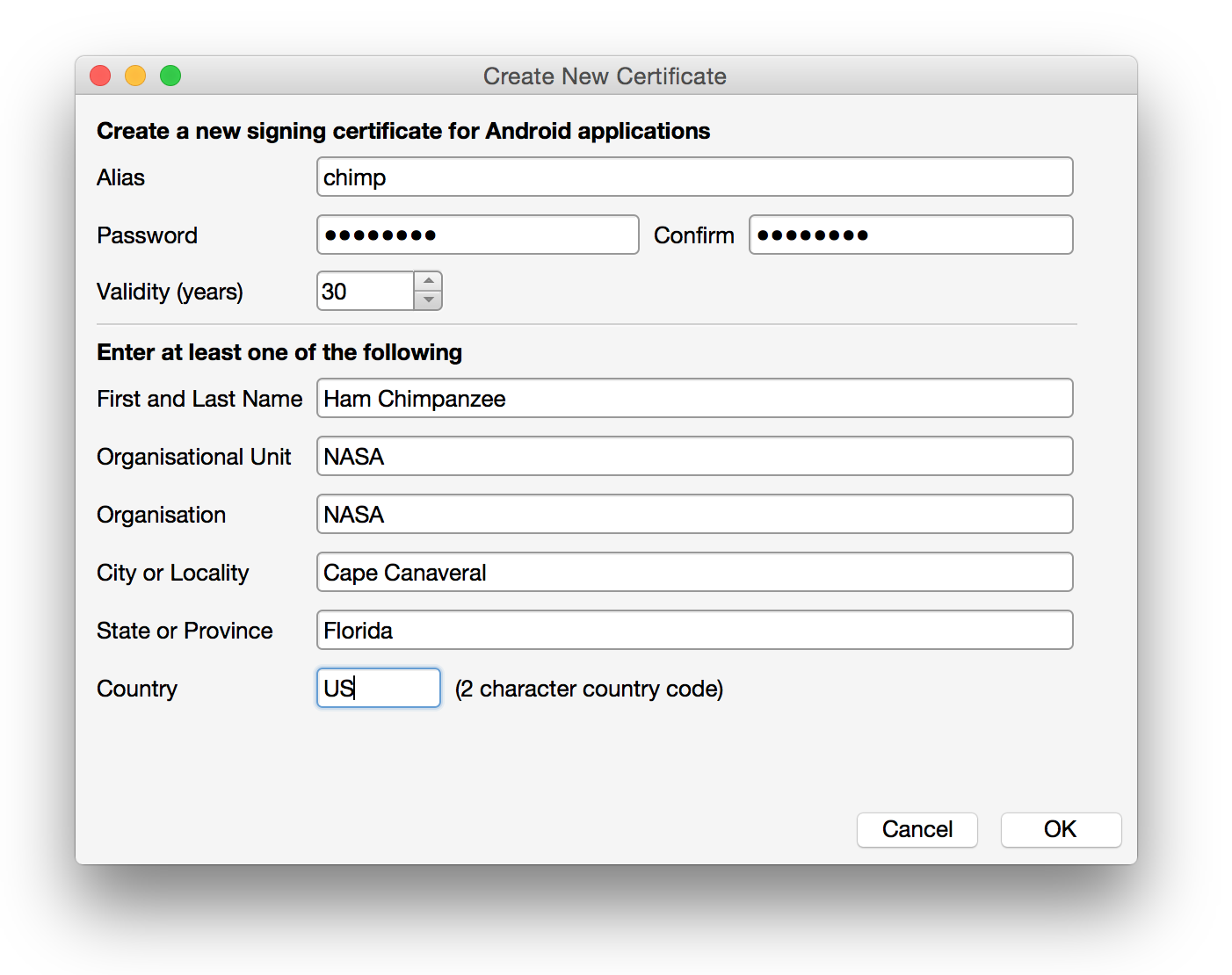 Assinar o app, Android Studio