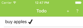 Captura de tela que mostra o Tema do iOS com status itens de barra em texto em branco.