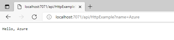 Resultado do teste da função de execução local.