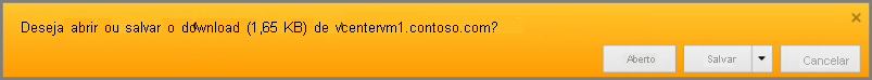 A captura de tela mostra como baixar o certificado da autoridade de certificação.