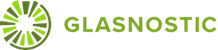 Captura de ecrã do logótipo Glasnostic.
