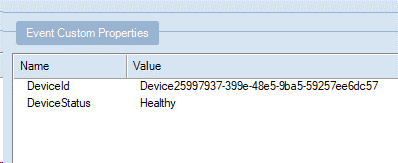 Propriedades personalizadas de eventos
