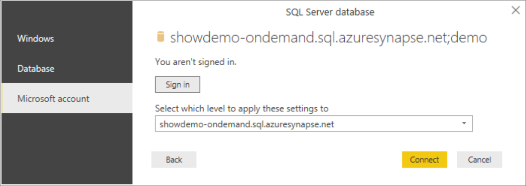Clica em Iniciar sessão.