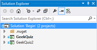 Begin Solution Simulando 2 instâncias do Geek Quiz Iniciar solução Simulando 2 instâncias do Geek Quiz