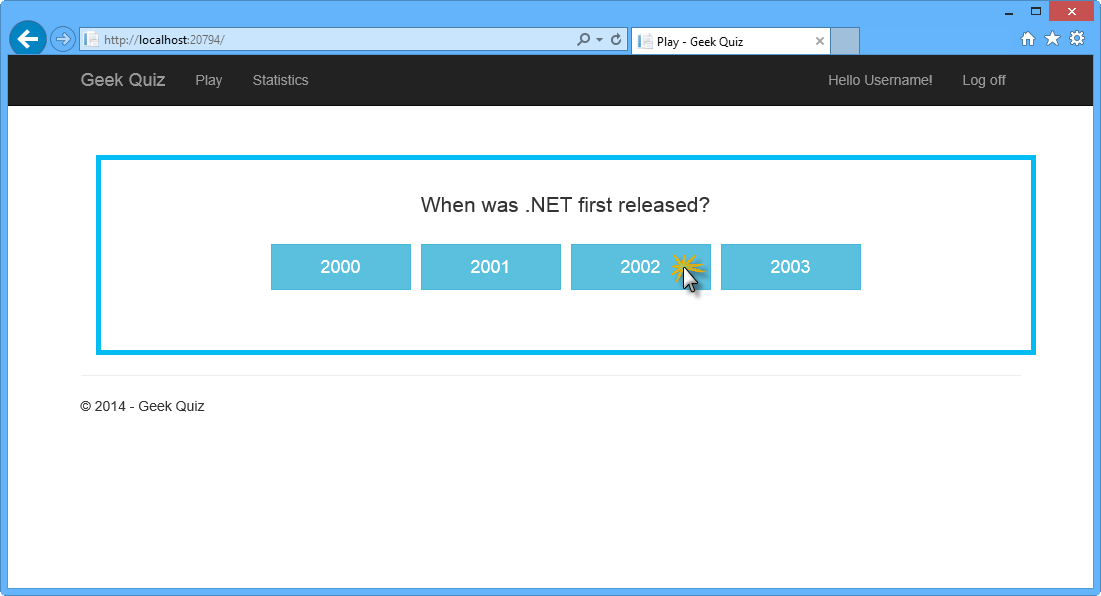 Respondendo a uma pergunta Respondendo a uma pergunta