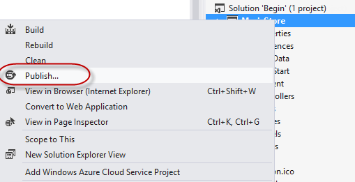 Publicando o aplicativo Publicando o aplicativo