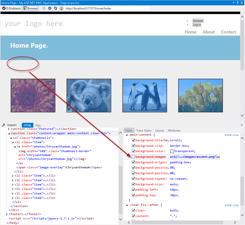 Ativando e desativando estilos CSS Ativando e desativando estilos CSS