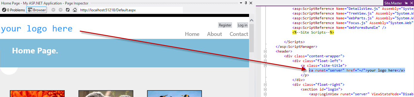 Encontrando o título do site Encontrando o título do site