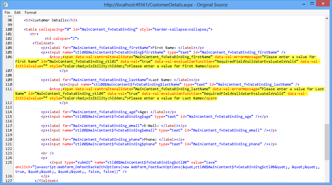 Código de validação discreto Código de validação discreto
