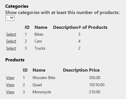 Mostrando produtos da categoria selecionada Mostrando produtos da categoria selecionada