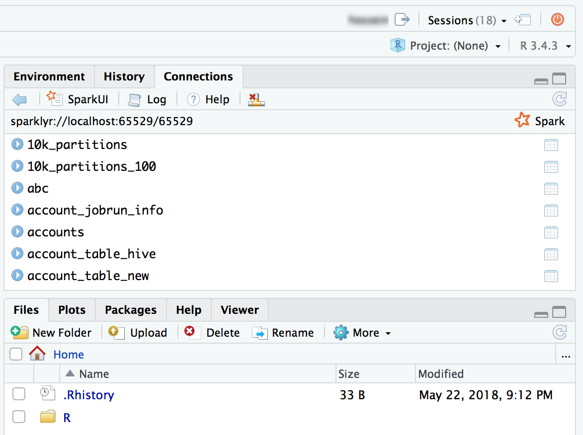 RStudio Pro sparklyr - Conexão