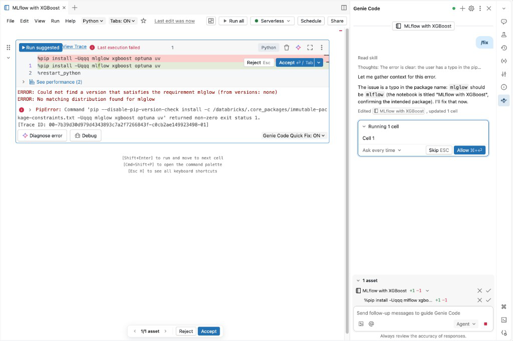 Exemplo do Assistente de depuração em Python.