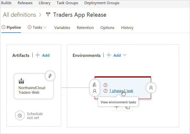 Definir valores de ambiente de nuvem do Azure nos Serviços de DevOps do Azure