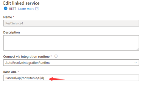 Captura de tela mostrando uma configuração para enviar várias solicitações cujas variáveis estão em URL Absoluto.