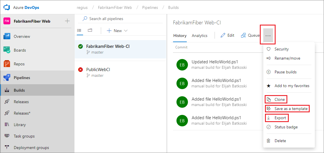 todas-as-definições-construir-menu-de-ação-replicar-ações