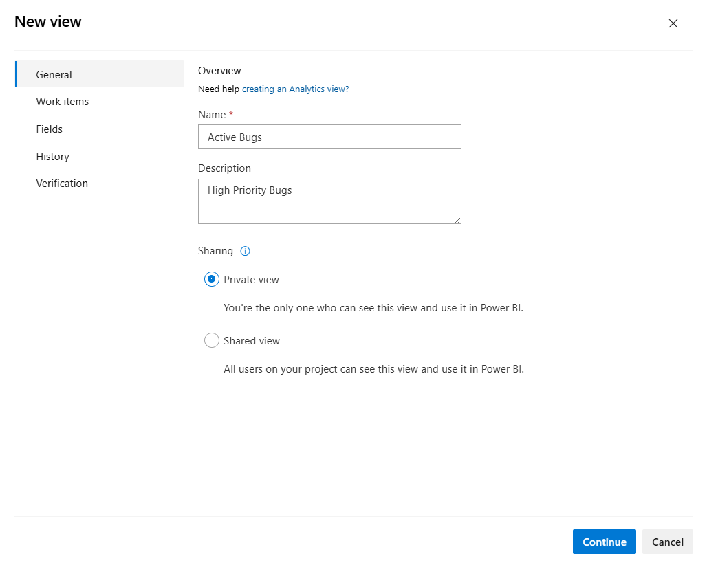 Visualizações do Google Analytics Geral