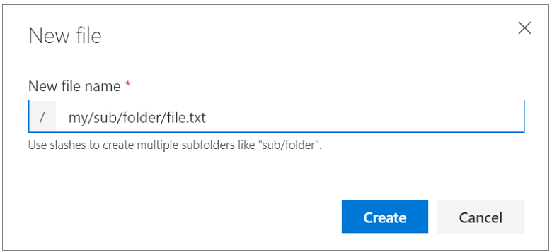 Caixa de diálogo Novo arquivo