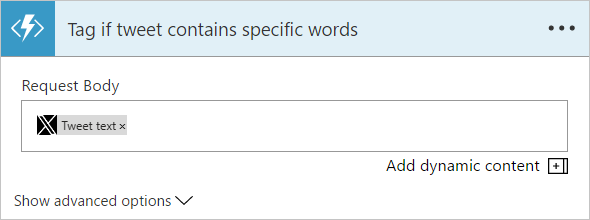 Passo configurado da Função do Azure