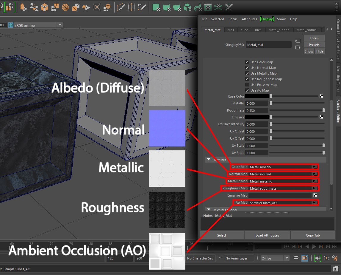 Configuração de textura
