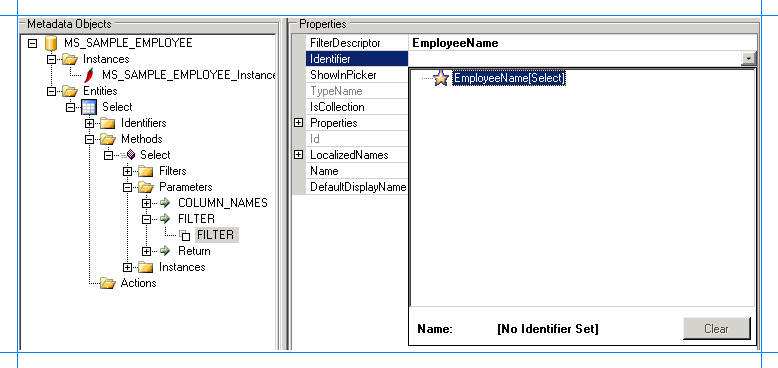16_Set_Identifier Setting identifier for the FILTER parameter