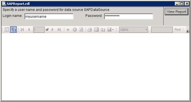 fa831aae-b2d1-4ba2-a23f-f7beeb8f898e Specify SAP credentials to generate a report