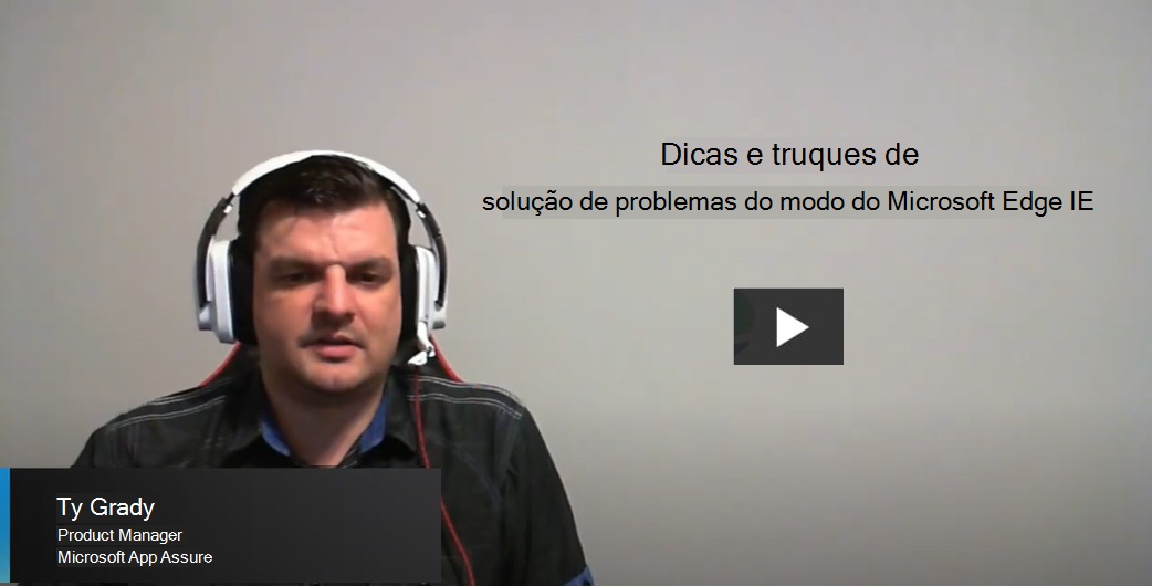 dicas e truques de solução de problemas do modo IE