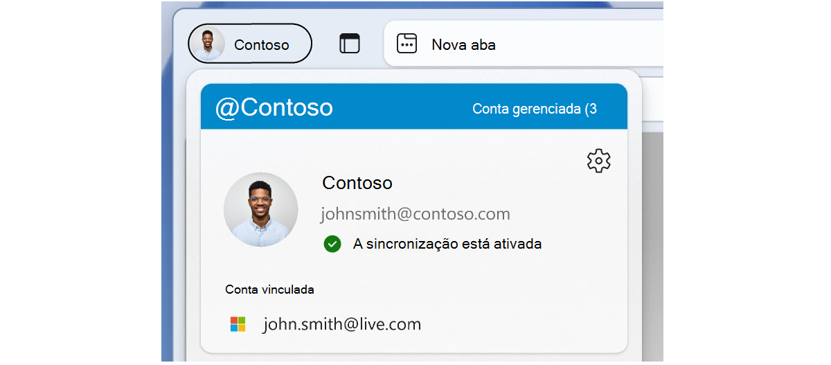 Identidade visual da empresa para Contoso