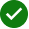Uma captura de ecrã de um ícone verde com uma marca de verificação a indicar que o conteúdo está totalmente protegido.