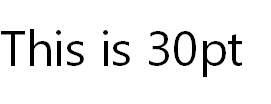 largest-font-size (30pt) largest-font-size (30pt).