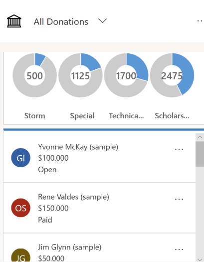 Exemplo de Aplicação de Angariação de Fundos num dispositivo móvel Exemplo de aplicação de Angariação de Fundos num dispositivo móvel.